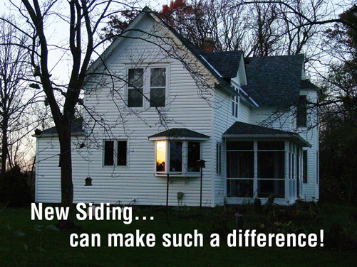 Great asset to your home new roofiing, siding, and windows, can make the old look new again.